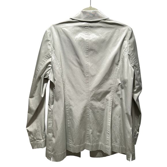 Sigrid Olsen Jacket Mint Green Button Up Blazer - Size Large - Picture 3 of 5